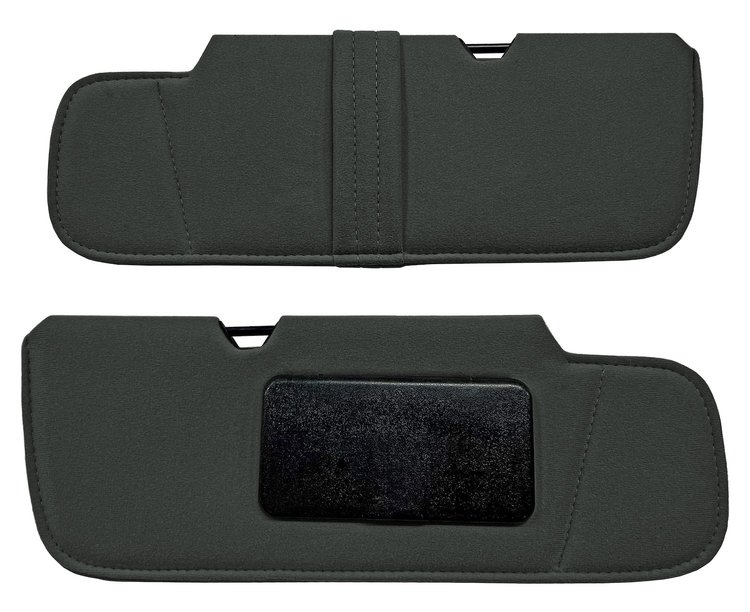 Sun Visors for 1999-2006 Chevrolet/GMC Truck [Foam Back Cloth, Graphite]