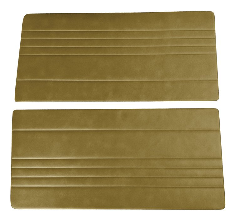 Front Door Panel Inserts for 1967-1972 Chevrolet/GMC Truck [Horizontal Seams, Oxen and Madrid, Buckskin]