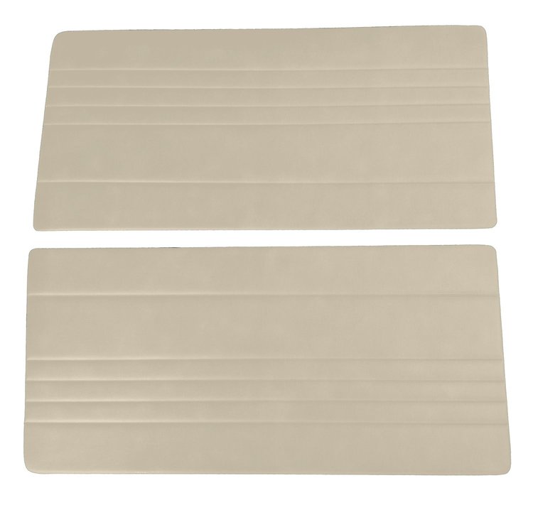 Front Door Panel Inserts for 1967-1972 Chevrolet/GMC Truck [Horizontal Seams, Oxen and Madrid, Off White]