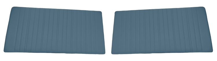 Front Door Panel Inserts for 1967-1972 Chevrolet/GMC Truck [Vertical Seams, Oxen and Madrid, Light Blue]