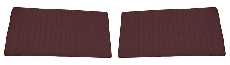 Front Door Panel Inserts for 1967-1972 Chevrolet/GMC Truck [Vertical Seams, Oxen and Madrid, Maroon]