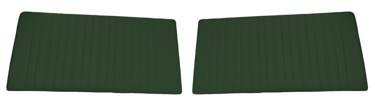 Front Door Panel Inserts for 1967-1972 Chevrolet/GMC Truck [Vertical Seams, Oxen and Madrid, Dark Green]