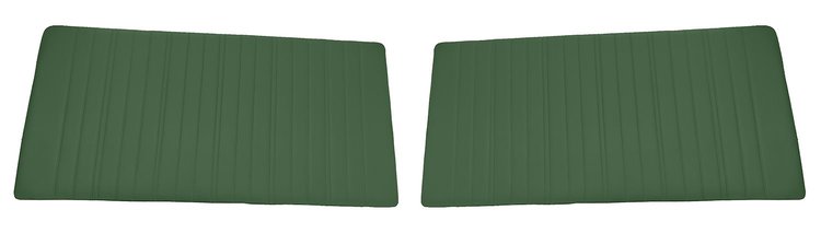 Front Door Panel Inserts for 1967-1972 Chevrolet/GMC Truck [Vertical Seams, Oxen and Madrid, Medium Green]