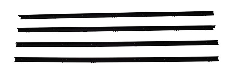 Inner & Outer Window Guide Felt Kit for 1964 Chevrolet Chevelle 2-Door Wagon, El Camino [4-Piece Replacement Style Material]