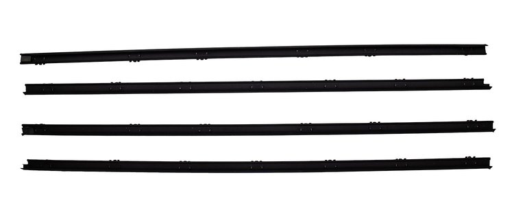 Inner & Outer Window Guide Felt Kit for 1964 Chevrolet Chevelle 2-Door Wagon, El Camino [4-Piece Original Style Material]