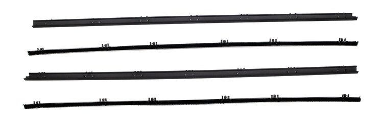 Inner & Outer Window Guide Felt Kit for 1965 Chevrolet Chevelle 2-Door Wagon, El Camino [4-Piece Original Style Material]