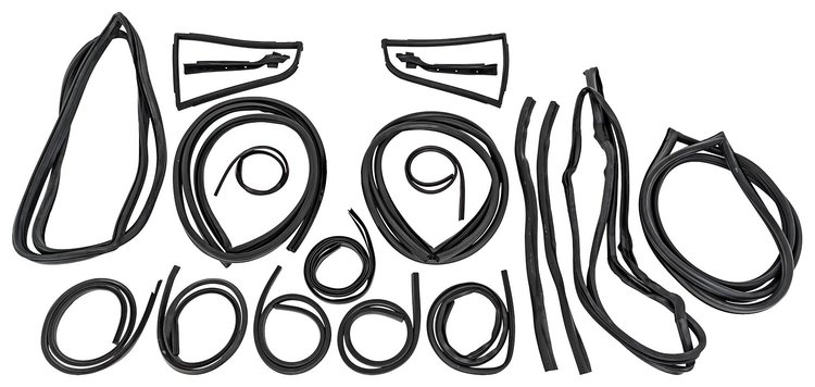 Complete Weatherstrip Kit Fits Select 1970-1978 Nissan 240Z, 260Z, 280Z 2-Door Coupe