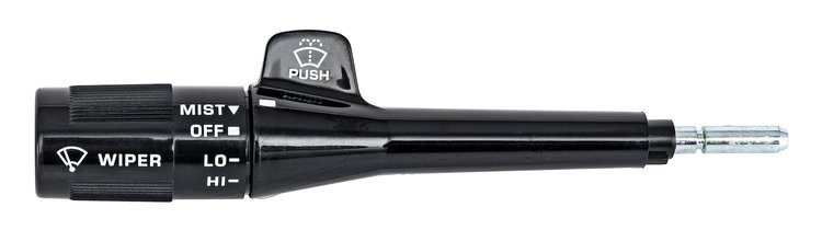 Turn Signal Lever Fits Select 1982-1999 Buick, Cadillac, Chevy, GMC, Olds, Pontiac w/o Pulse Wipers or Cruise [Black Stem]
