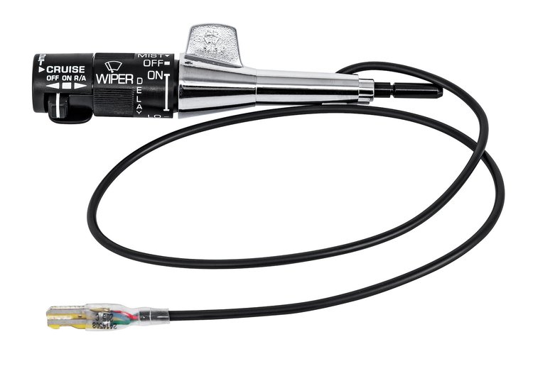 Turn Signal Lever Fits Select 1983-1999 Buick, Cadillac, Chevrolet, GMC, Olds, Pontiac w/Pulse Wipers & Cruise [Chrome Stem]