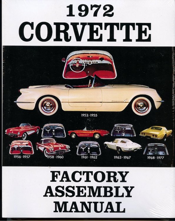 Factory Assembly Manual for 1972 Chevrolet Corvette