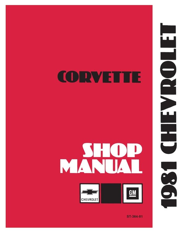 Shop Manual for 1981 Chevrolet Corvette