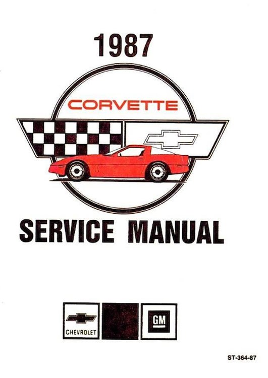 Shop Manual for 1987 Chevrolet Corvette
