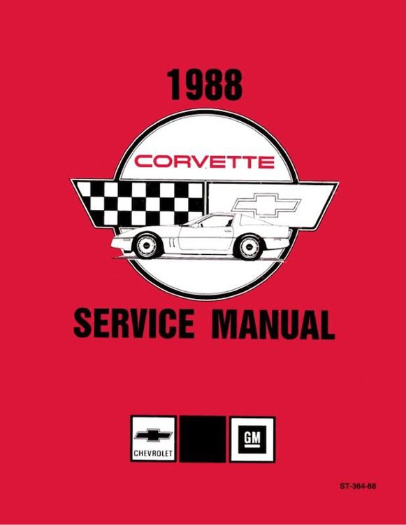 Shop Manual for 1988 Chevrolet Corvette
