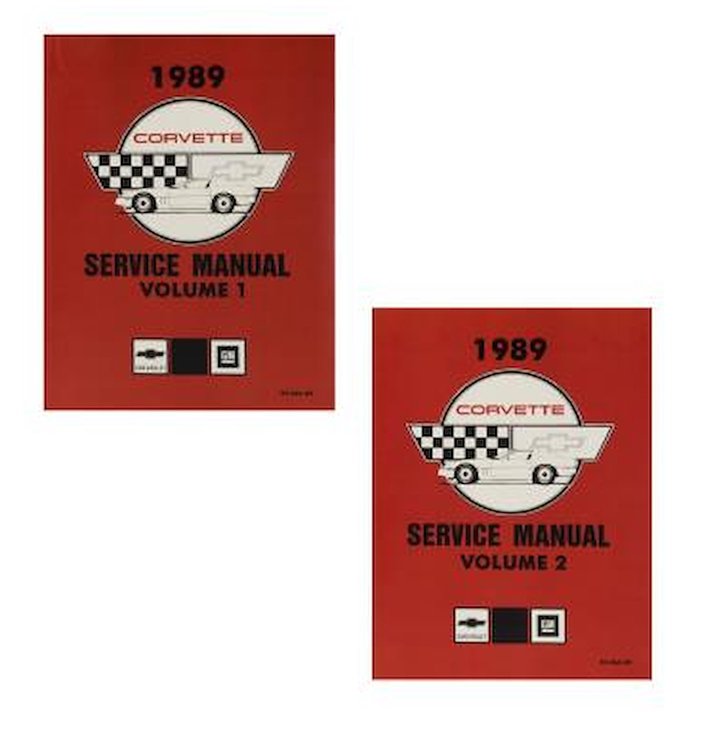 Shop Manual Set for 1989 Chevrolet Corvette