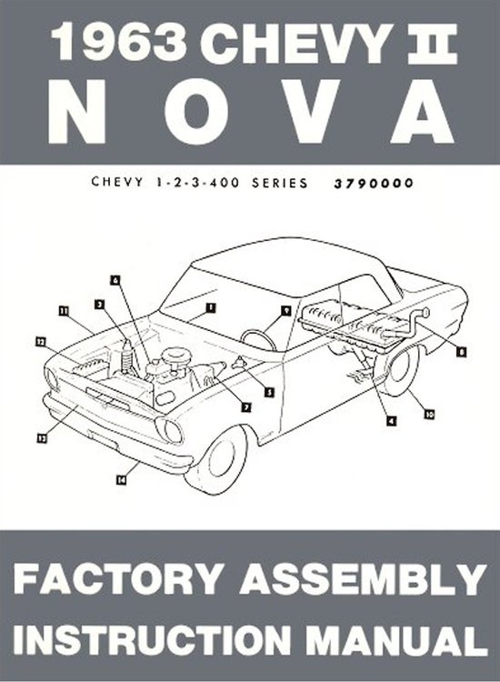 Factory Assembly Manual for 1963 Chevy II Nova