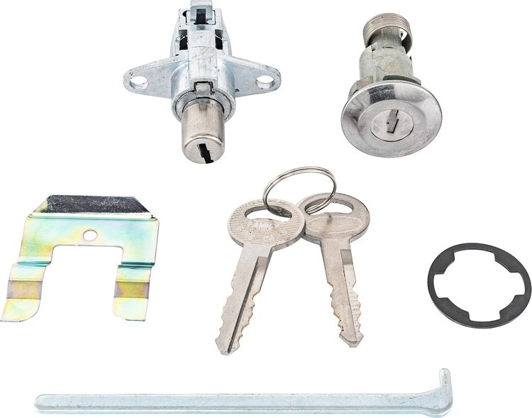 Glovebox & Trunk Lock Set for 1967-1968 Ford Mustang