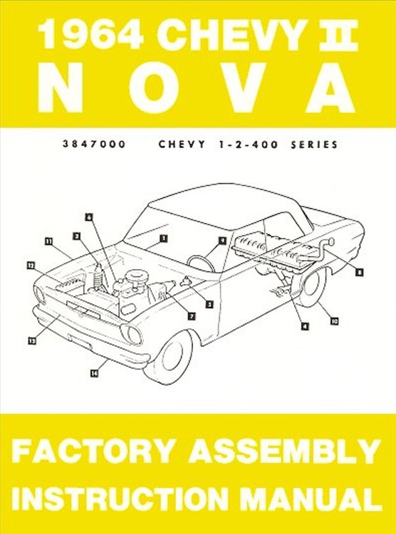 Factory Assembly Manual for 1964 Chevy II Nova