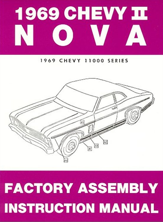 Factory Assembly Manual for 1969 Chevy II Nova