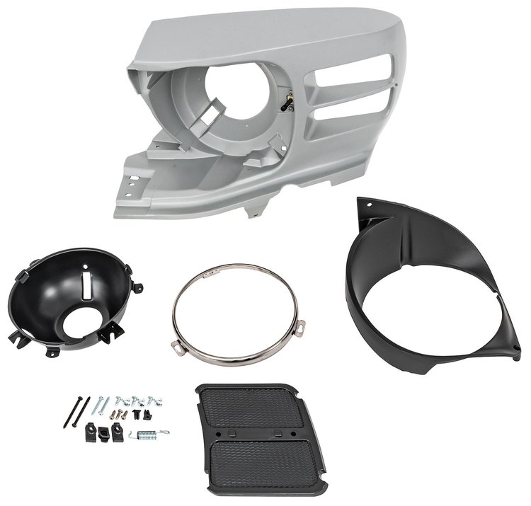 Headlight Bucket Assembly for 1970 Ford Mustang, w/o Molding [Left/Driver Side]