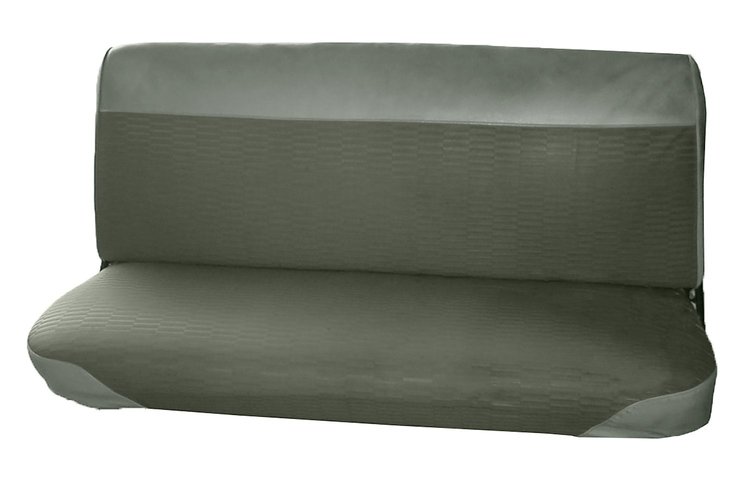 Bench Seat Upholstery for 1961-1966 Ford F-100/F-250/F-350 Standard Cab Truck [Light Gray Montana, Pewter Woven Cloth]