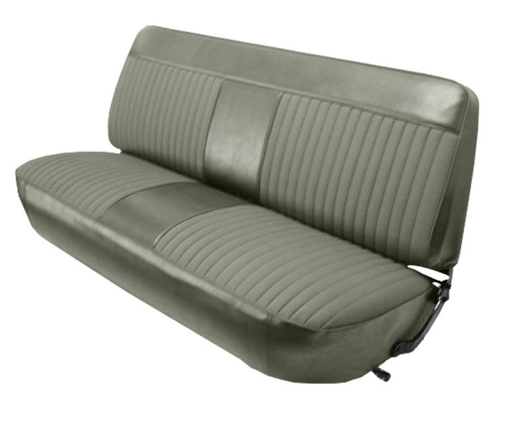 Front Bench Seat Upholstery for 1973-1979 Ford F-100/F-150/F-250/F-350 Standard/Crew Cab Truck [Gray Montana Vinyl]