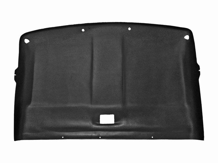 ABS Plastic Headliner for 1981-1996 Ford Bronco [Foambacked Cloth, Black]