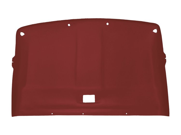 ABS Plastic Headliner for 1981-1996 Ford Bronco [Foambacked Cloth, Red]