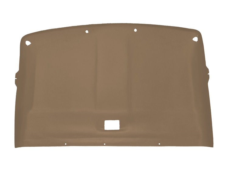 ABS Plastic Headliner for 1981-1996 Ford Bronco [Foambacked Cloth, Medium Beige]