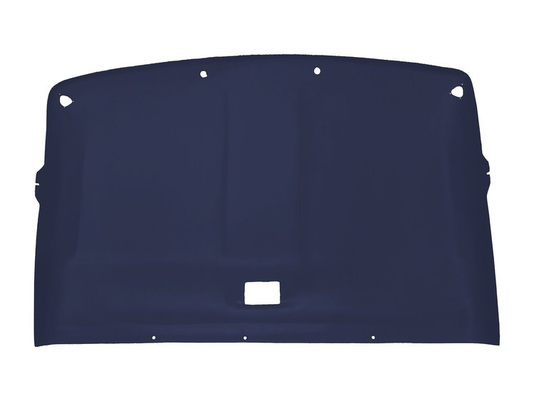 ABS Plastic Headliner for 1981-1996 Ford Bronco [Foambacked Cloth, Navy]