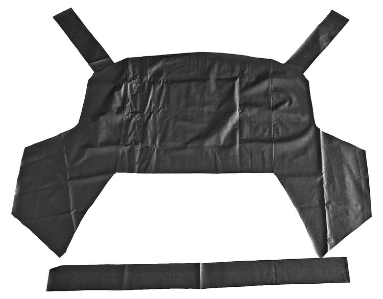 Vinyl Top for 1968-1972 Chevrolet El Camino, 1971-1972 GMC Sprint [Black]