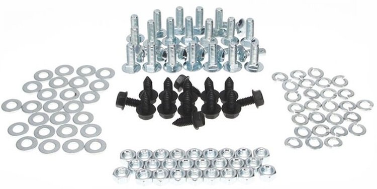 Rear Wheelhouse Hardware Kit for 1967-1972 Chevrolet & GMC Trucks [Steel]