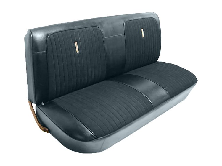 Bench Seat Upholstery for 1967-1972 Ford F-100/F-250/F-350 Standard Cab Truck [Medium Blue Madrid]