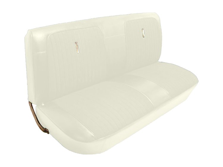 Bench Seat Upholstery for 1967-1972 Ford F-100/F-250/F-350 Standard Cab Truck [Off White Madrid]