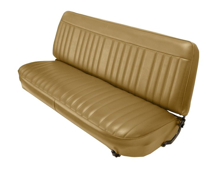 Bench Seat Upholstery Fits Select 1980-1986 Ford F-Series Standard Cab Truck [Corinthian Grain Vinyl, Light Buckskin]