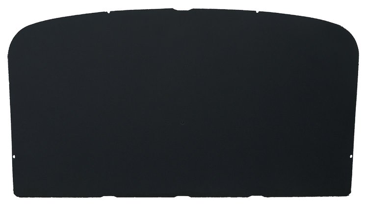 Pressboard Headliner for 1967-1972 Ford F-100, F-250 Standard Cab Truck [Foambacked Corinthian Grain Vinyl, Black]