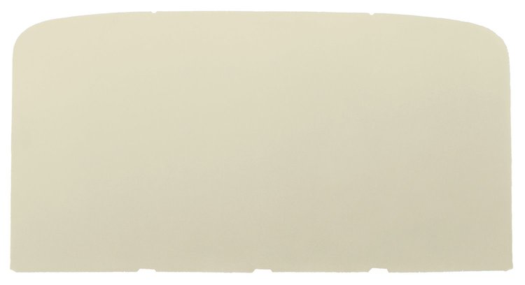ABS Plastic Headliner for 1973-1979 Ford F-100, F-150, F-250 Standard Cab Truck [Foambacked Corinthian Grain Vinyl, Off White]