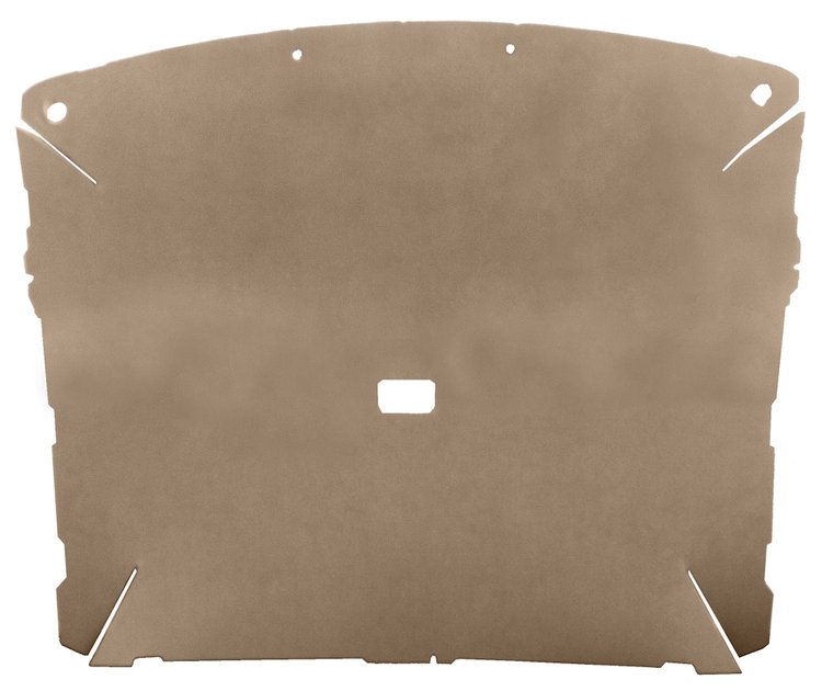 ABS Plastic Headliner for 1987-1996 Ford F-150, F-250 Standard Cab Truck [Foambacked Cloth, Medium Beige]