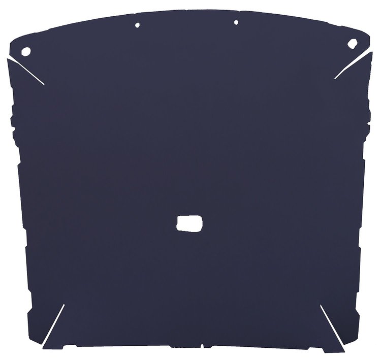 ABS Plastic Headliner for 1987-1996 Ford F-150, F-250 Extended Cab Truck [Foambacked Cloth, Navy]
