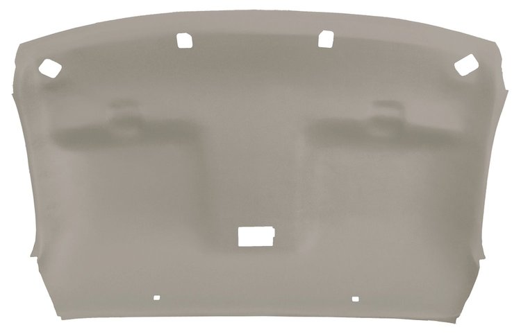 ABS Plastic Headliner for 1997-1999 Ford F-150, F-250 Standard Cab Truck [Foambacked Cloth, Ox Gray]