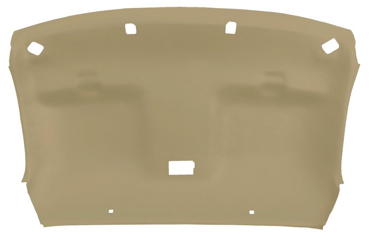 ABS Plastic Headliner for 1997-1999 Ford F-150, F-250 Standard Cab Truck [Foambacked Cloth, Natural Beige]