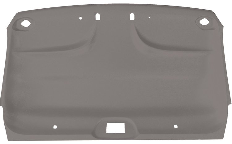 ABS Plastic Headliner for 1997-1999 Ford F-150, F-250 Standard Cab Truck [Foambacked Cloth, Medium Graphite]