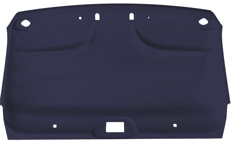 ABS Plastic Headliner for 1997-1999 Ford F-150, F-250 Standard Cab Truck [Foambacked Cloth, Dark Blue]
