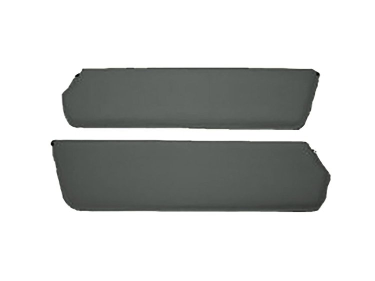 Sun Visors for 1957-1960 Ford F-100, F-250, F-350 Standard Cab Truck [Corinthian Grain Vinyl, Charcoal]