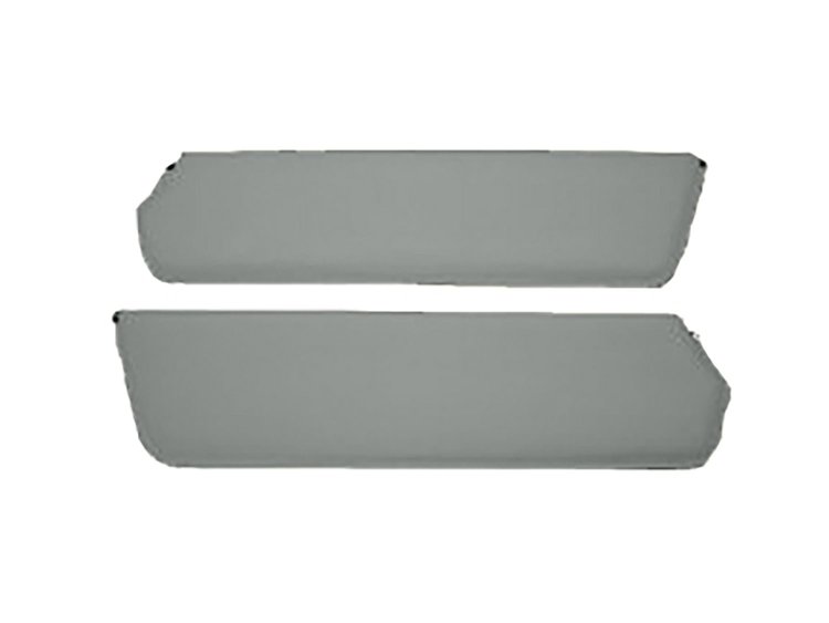 Sun Visors for 1957-1960 Ford F-100, F-250, F-350 Standard Cab Truck [Corinthian Grain Vinyl, Gray]