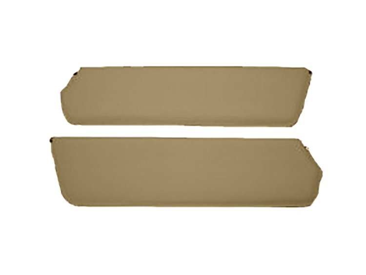 Sun Visors for 1957-1960 Ford F-100, F-250, F-350 Standard Cab Truck [Corinthian Grain Vinyl, Palomino]