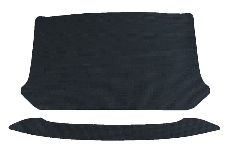 Pressboard Headliner for 1961-1963 Ford F-100, F-250, F-350 Standard Cab Truck [Small Rear Window, Black]