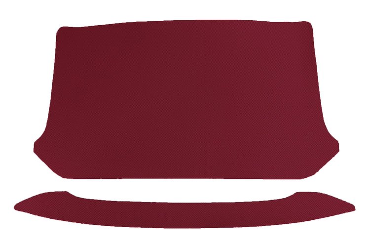 Pressboard Headliner for 1961-1963 Ford F-100, F-250, F-350 Standard Cab Truck [Small Rear Window, Red]
