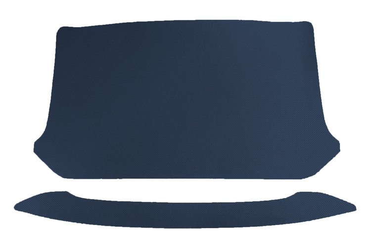 Pressboard Headliner for 1961-1963 Ford F-100, F-250, F-350 Standard Cab Truck [Small Rear Window, Dark Blue]
