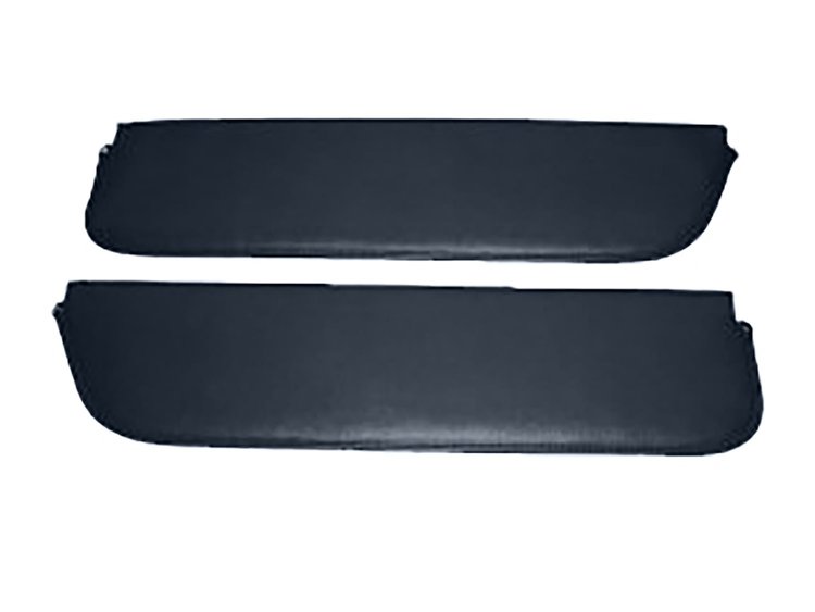 Sun Visors for 1961-1966 Ford F-100, F-250, F-350 Standard Cab Truck [Corinthian Grain Vinyl, Dark Blue]