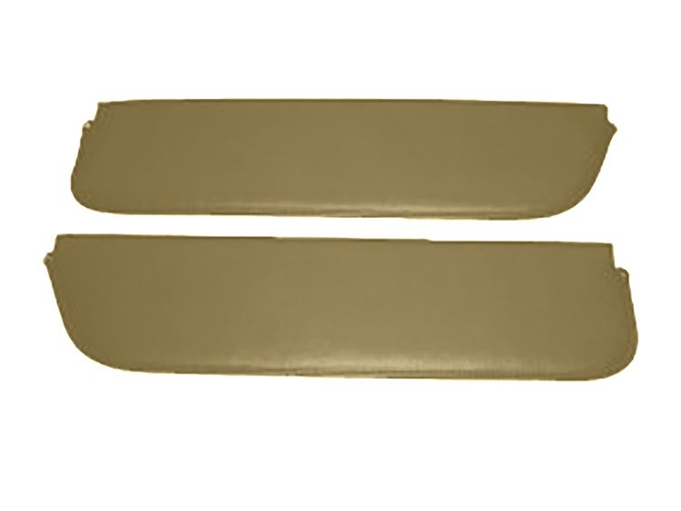 Sun Visors for 1961-1966 Ford F-100, F-250, F-350 Standard Cab Truck [Corinthian Grain Vinyl, Sandalwood]